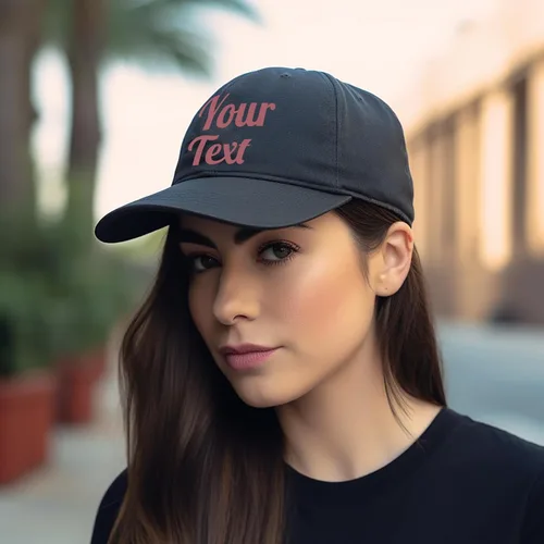 Vista 4 de Gorra de béisbol bordada personalizada, tu propio texto, sombreros personalizados para papá
