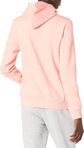 Vista 2 de PUMA Essentials - Sudadera con capucha de forro polar para mujer, color albaricoque tonal, talla L, Albaricoque