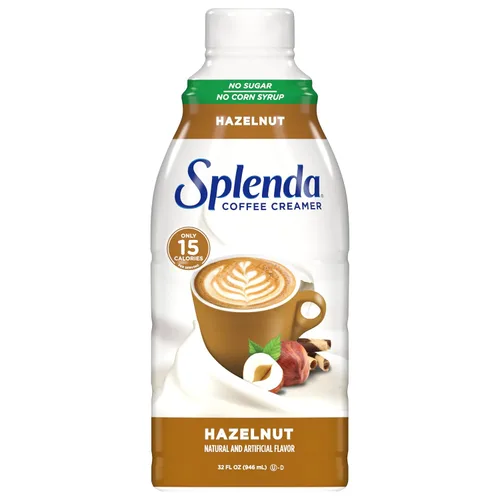 Vista 24 de SPLENDA Crema de café de vainilla francesa baja en calorías, sin azúcar, botella de 8 onzas líquidas