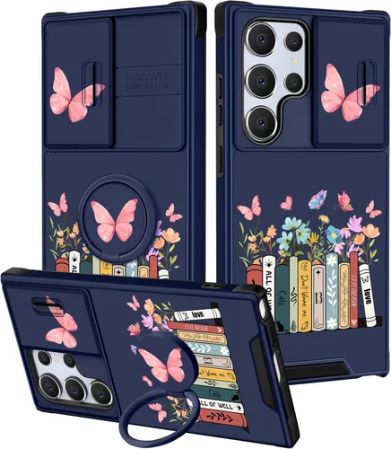 Vista 162 de Funermei para Samsung Galaxy Z Flip 4 Funda - Funda de Teléfono Bonita para Mujeres y Niñas con Mariposas Bonita Estética Femenina Diseño