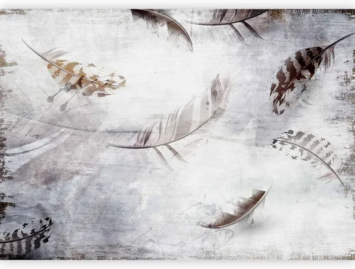 Vista 11 de artgeist Mural de pared de plumas de 98 x 69 pulgadas, tamaño XXL, no tejido, de forro polar, para decoración de pared, impresión fotográfica, #10