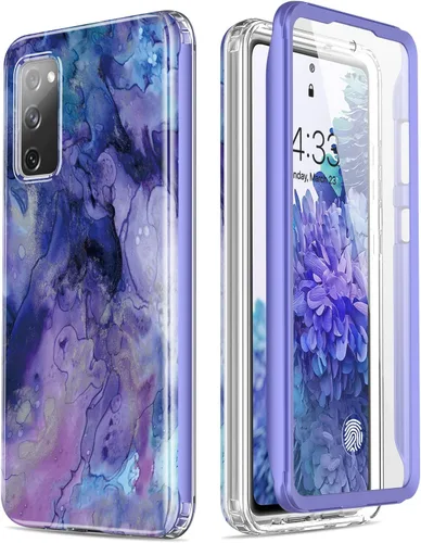 Vista 14 de Esdot Funda compatible con Samsung Galaxy S20 FE con protector de pantalla integrado, con diseño de moda para mujeres y niñas, funda protectora