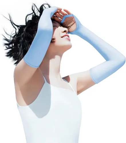 Vista 2 de Cubierta de brazo de manga larga con protección UV para mujer, protección UPF 50+, cubierta de mano de sol de verano para pesca al aire libre