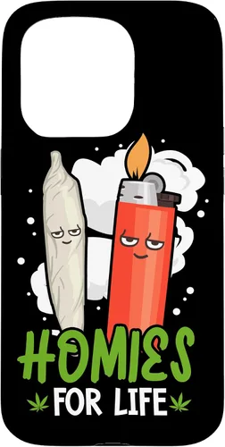 Vista 14 de Homies for Life Marijuana Weed Cannabis 420 - Carcasa para iPhone 17