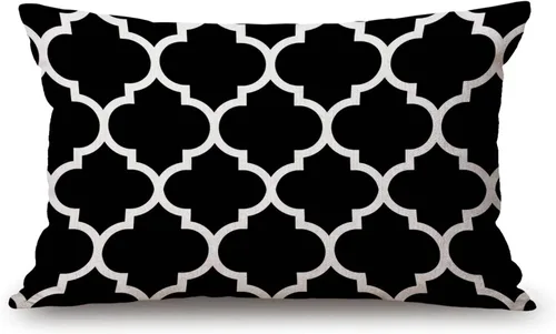 Vista 11 de Solekla Jcp152 - Funda de cojín decorativa de lino y algodón con diseño de pinos en acuarela para sofá, cama, 12 x 20 pulgadas