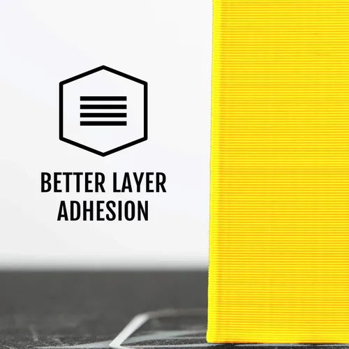 Vista 4 de HATCHBOX - Filamento de impresión 3D de ácido poliláctico de 0.069 pulgadas, color amarillo, carrete de 2.2 libras, precisión dimensional de +