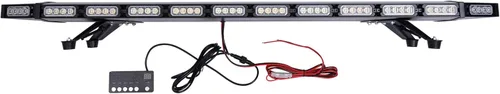 Vista 7 de 47 "barra de luz de emergencia advierte camión remolque baliza estroboscópica ámbar 104LED