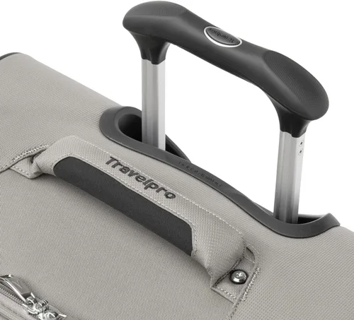 Vista 4 de Travelpro Maxlite 5 Softside - Equipaje expandible con 4 ruedas giratorias maleta ligera para hombres y mujeres Champán Cuadros mediano 25 pulgadas