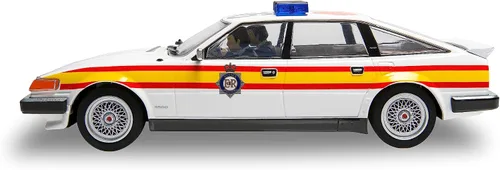 Vista 2 de Scalextric Rover SD1 1980's Sussex Police Car Livery 1:32 Slot Race Car C4342