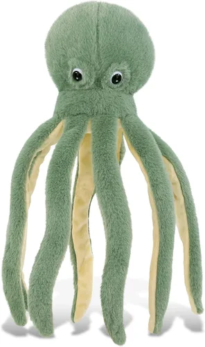 Vista 10 de DolliBu Peluche súper suave de peluche de pulpo azul regalo - 15 pulgadas
