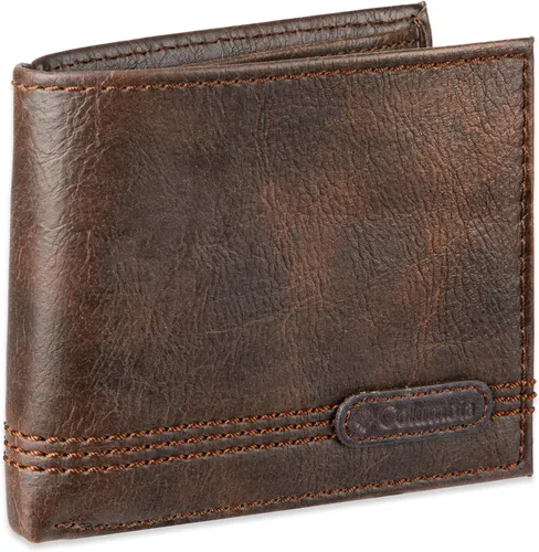 Vista 9 de Columbia Billetera plegable para hombre, múltiples ranuras para tarjetas, ventana de identificación
