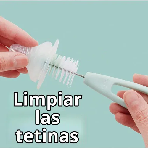 Vista 3 de Simba Cepillo giratorio para pezones (verde, juego de 2)