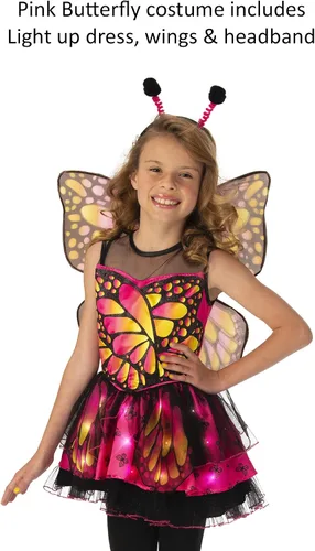 Vista 2 de Rubie's - Disfraz de mariposa iluminada para niña