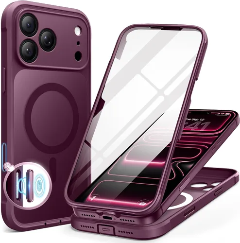 Vista 39 de BERFY Funda para iPhone 12 Pro Max, compatible con MagSafe, protector de pantalla de privacidad integrado y protección de cámara, antiespía