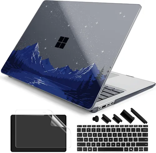 Vista 13 de Batianda Funda para portátil Microsoft Surface de 15 pulgadas para negocios 8ª edición 2026 y Surface Laptop 7 2024, carcasa protectora delgada
