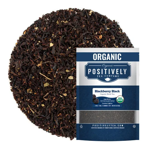 Vista 43 de Bolsas de hojas sueltas para té. Orgánicas por USDA. Positively Tea LLC.