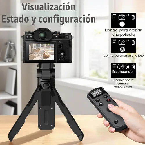 Vista 6 de AODELAN para trípode de cámara Fujifilm con disparador recargable