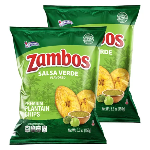Vista 25 de Zambos Chile Limón Plátano Chips, 2.47 oz – Aperitivo crujiente, sin gluten – Sabor a lima chile audaz – (paquete de 8)