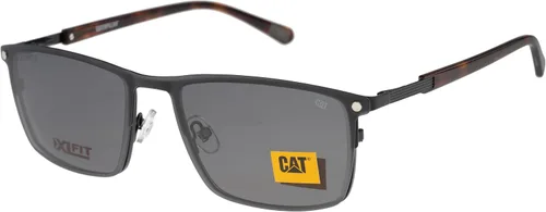 Vista 2 de CAT CTSC 0023 - Marco rectangular para gafas con clip magnético polarizado para el sol, 2.362 in