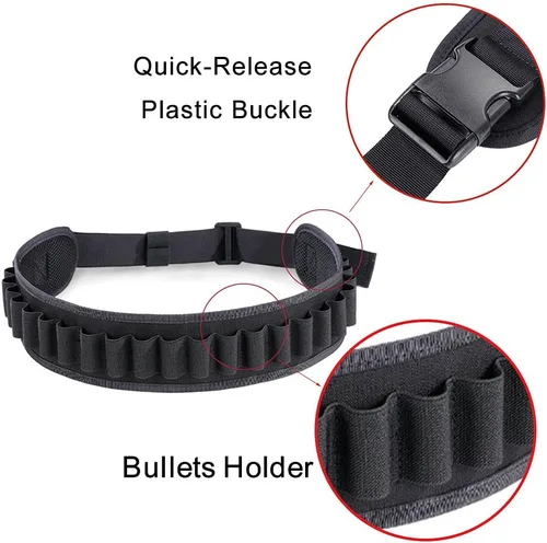 Vista 5 de EXCELLENT ELITE SPANKER - Bandolera para 24 cartuchos de escopeta, bandolera para cartuchos de escopeta, soporte para hombro, bandolera