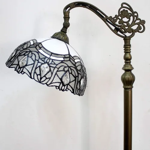 Vista 3 de WERFACTORY Tiffany Lamp Series SAStained Glass Style Pantalla Decorativa Sala de estar Dormitorio