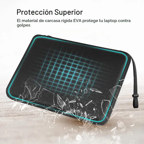 Vista 4 de FINPAC Funda rígida para laptop con bolsa de accesorios para MacBook Neo