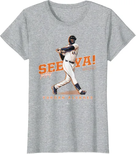 Vista 5 de See Ya! Camiseta Yordan Alvarez Houston MLBPA, Negro
