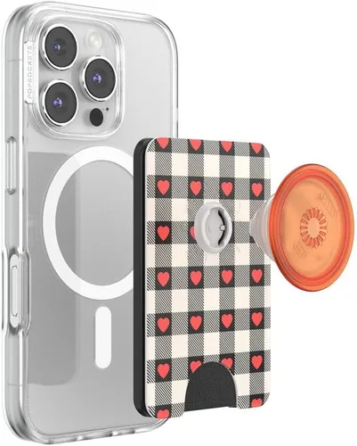 Vista 13 de PopSockets Cartera adhesiva para teléfono con agarre - Aura