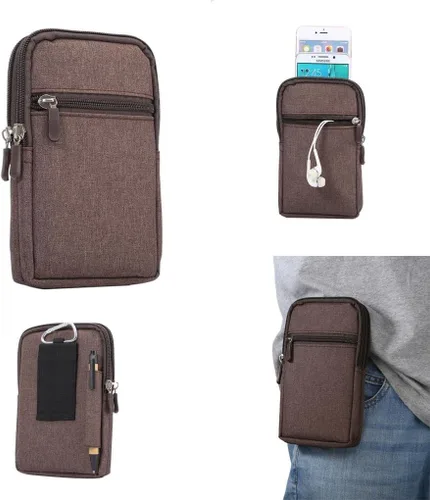 Vista 20 de Bolsa universal para teléfono celular, riñonera multiusos, para la cintura, para deportes al aire libre, funda para llevar teléfonos móviles