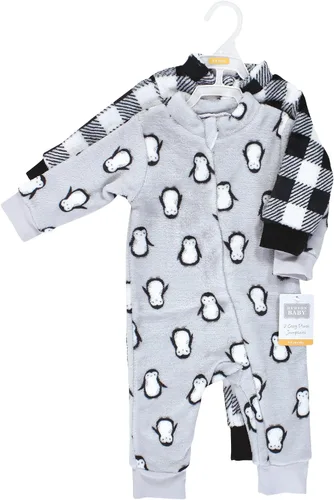 Vista 2 de Hudson Baby baby-girls Plush Jumpsuits