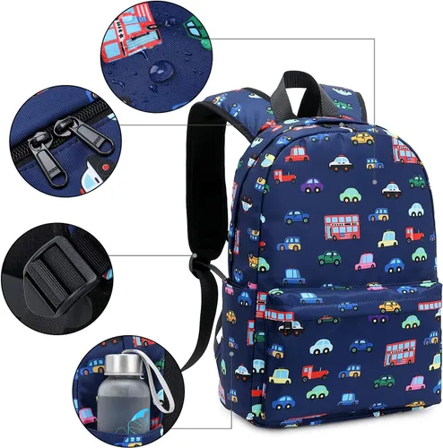 Vista 39 de CAMTOP - Conjunto de mochila y lonchera con estampados divertidos para niños de preescolar y primaria), Y0058-2