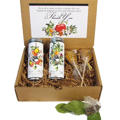 Vista 12 de Noveltea Cesta de regalo de té literario de La Tea Dah, 5 tés gourmet, agitador de miel y diario, regalos para escritores y lectores, juego