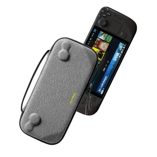 Vista 10 de tomtoc Carrying Case Compatible with Steam Deck/OLED, Protective case, Hard Portable Travel Carrying bag for Steam Deck Console, Shockproof, Travel