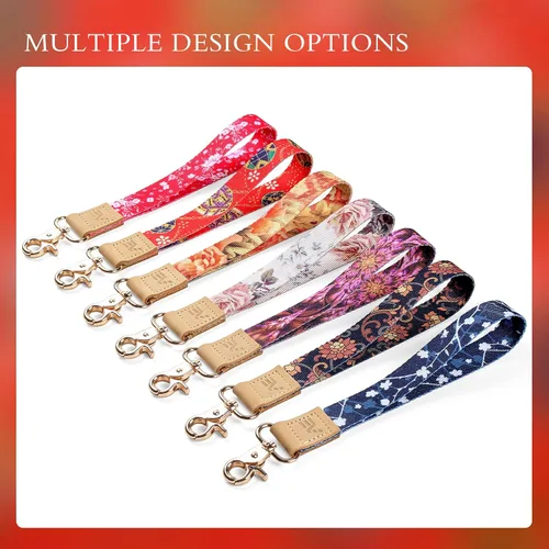 Vista 6 de Ecovision - Llavero con correa para llaves, llaveros de pulsera con 2 argollas para llaves para mujer