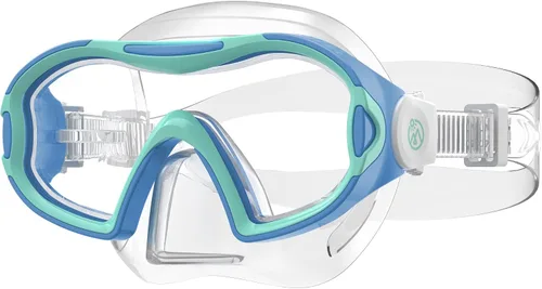 Vista 7 de OutdoorMaster Stingray - Gafas de natación para niños con cubierta para la nariz, máscara de buceo para niños, gafas de natación antivaho para niños
