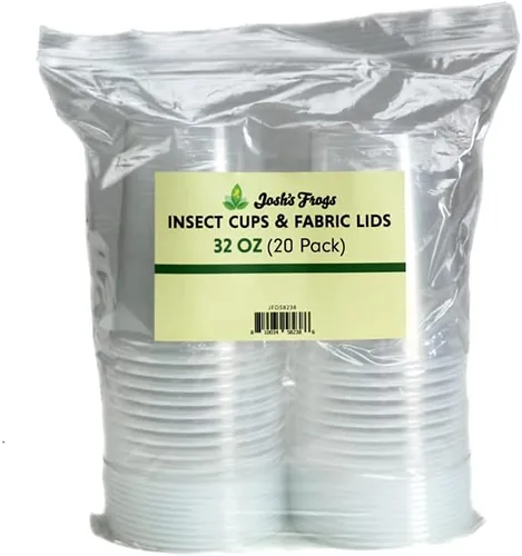 Vista 7 de Josh's Frogs Taza de insectos de 32oz y tapa de tela