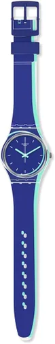 Vista 2 de Azul Shore Azul Patchwork Reloj estándar