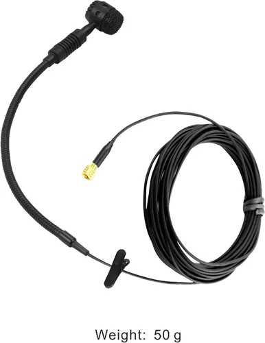 Vista 6 de HEIMU Micrófono condensador de instrumento con clip + clip universal (para guitarra)