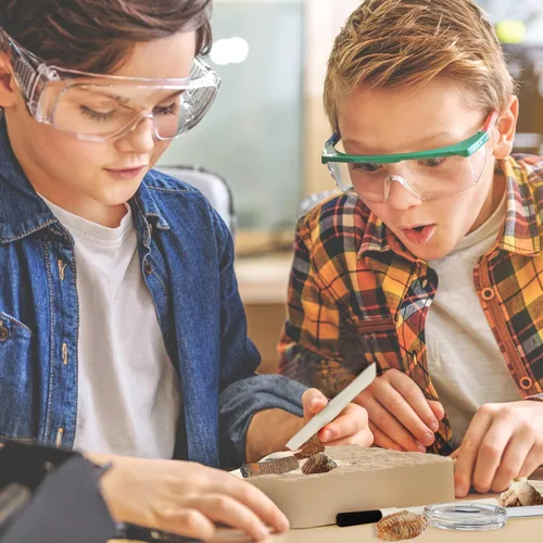 Vista 6 de Dan&Darci Kit de excavación de fósiles reales para niños, kits de ciencia para niños y niñas de 8 a 12 años, ideas de regalo de cumpleaños