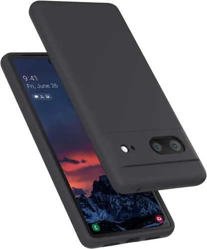 Vista 10 de Diseñada para Pixel 7, funda de gel de silicona líquida a prueba de golpes, cojín de forro de tela de microfibra suave compatible con Pixel7 de 6.3