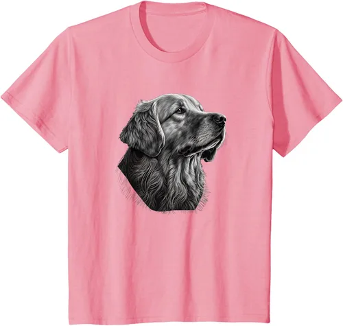 Vista 91 de Camiseta divertida Golden Retriever, Negro