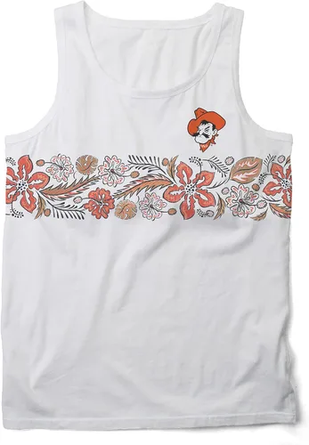 Vista 27 de Wes and Willy Camiseta sin mangas floral para hombre