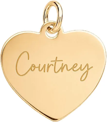 Vista 14 de Cherished Moments Collar de corazón, plata de ley 925 o chapado en oro de Corazón dorado (14 pulgadas)