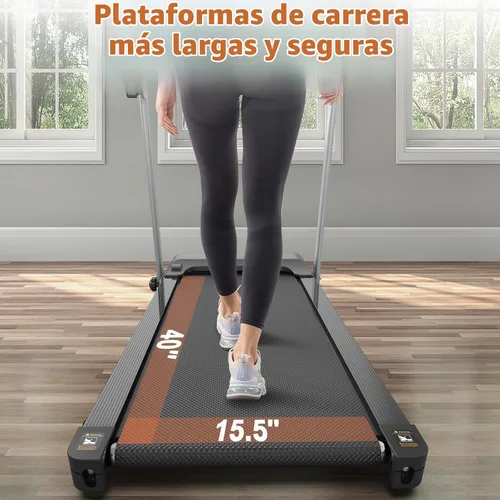 Vista 8 de Home Foldable Treadmill with Incline, Folding Treadmill for Home Workout, Electric Walking Treadmill Machine 15 Preset or Adjustable Programs 250 LB