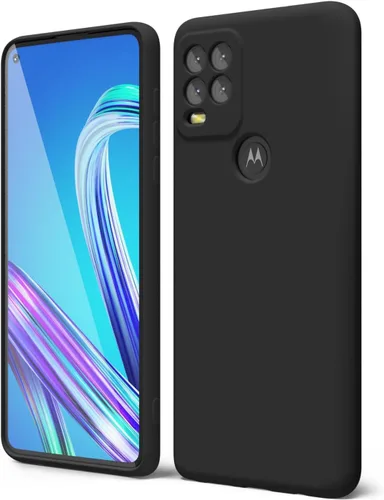 Vista 36 de oakxco para Motorola Moto G Stylus 5g 2021 Funda de teléfono de silicona líquida, delgada y suave, de goma de caucho, TPU, cubierta simple y lisa