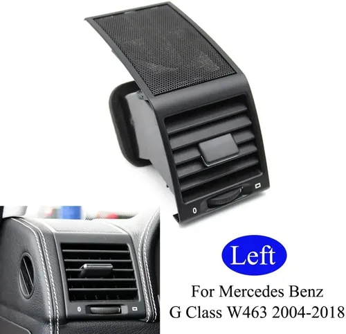 Vista 2 de Compatible con Mercedes Benz W463, parrilla de ventilación delantera izquierda para salpicadero, montaje completo, panel de salida de aire