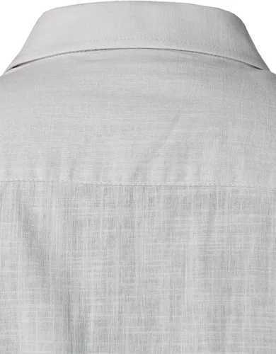 Vista 6 de ZEROYAA Camisas de manga corta con botones y algodón y lino para hombre, ligeras, con bolsillo