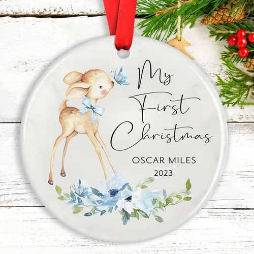 Vista 28 de Adornos de Navidad personalizados para camión volquete, adorno personalizado para bebé, adornos para árbol de Navidad para niños, adornos de camión