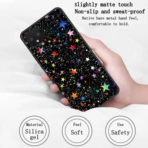Vista 428 de Funda delgada para Google Pixel 4 XL, funda delgada de silicona de TPU suave a prueba de golpes para Google Pixel 4 XL, astronauta Galaxy