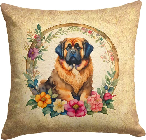 Vista 38 de Caroline's Treasures DAC2072PW1414 Affenpinscher and Flowers - Almohada decorativa de tela, lavable a máquina, para interiores y exteriores